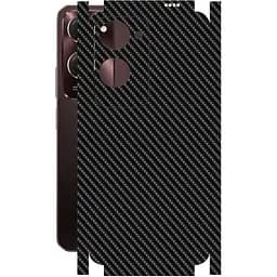 Захисна плівка StatusSKIN для Vivo Y28s Корпус Вініл Карбон чорний