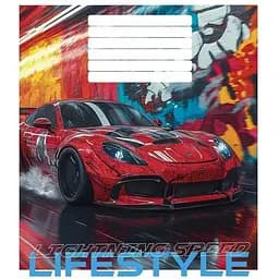 Зошит учнівський Школярик 018-3521K 18 аркушів Різнокольоровий