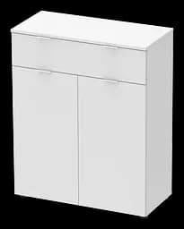 Комод Doros Рон 2 2 фасади 1 шухляда Білий 80х38х100 (41516003) - мініатюра 3
