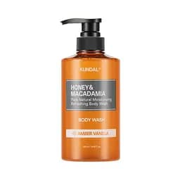 Гель для душу Kundal Амбра Ваніль Honey & Macadamia Body Wash Amber Vanilla 500 мл
