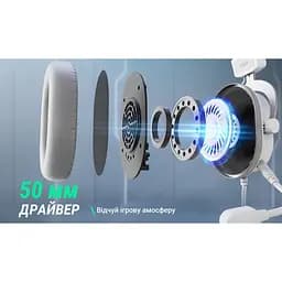 Навушники Fifine RGB білі (H6W) - мініатюра 11