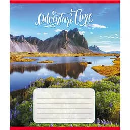 Тетрадь общая "Время для путешествия" Leader 060-590430L-3 в линию, 60 листов