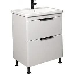 Тумба Мойдодир Freya 60 з умивальником Ipek 60 Білий