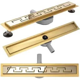 Душовий канал Rea Greek Pro 80 см gold REA-G8029