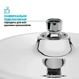 Лійка для верхнього душу DROP W-SPA8F-MULTI250 "Туман" + "Кисневий спрей" із 8 SPA потоками - мініатюра 7