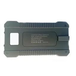 УМБ Power Bank Solar 10000mAh повербанк з сонячною панеллю і ліхтариком Black (11228) - мініатюра 2