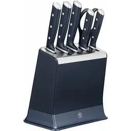 Набір ножів Tefal EverSharp Pro з блоком 6 предметів синій (K297S744)