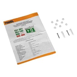 Покажчик світлозвуковий Trinix EVAC-02 80dB 220V/12-24V з акумулятором LiFePo4 3.2V/1500mAh (90-00027) - мініатюра 6