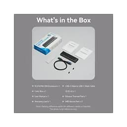 Кишеня зовнішня Vention SSD M.2 (NVME) M-key USB Type-C 3.2 10Gbps Heat Sink Aluminum (KPKH0) - мініатюра 12