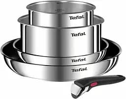 Tefal Набір посуду Ingenio Emotion, 5 пр., нержавіюча сталь, бакеліт, сріблястий