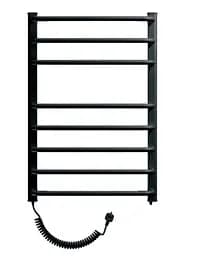 Рушникосушарка електрична Heizung EU 8/55 ліва з терморегулятором 860x550 мм Чорний 30412