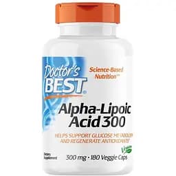 Натуральная добавка Doctor's Best Alpha-Lipoic Acid 300 mg 180 вегакапсул