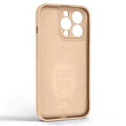 Силиконовый чехол для Apple iPhone 13 Pro, Icon Ring, пудровый, панель-накладка, с кольцом-подставкой на 360°, противоударный, возможность использования магнитных держателей, ArmorStandart (ARM68666) - мініатюра 2