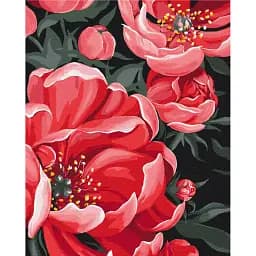 Картина по номерам Brushme Цветочный этюд © LUNATART 40x50 см