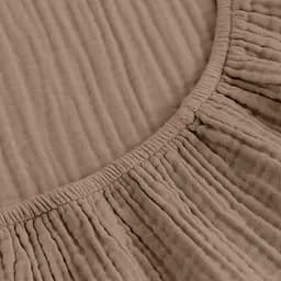 Комплект постільної білизни Cosas Brown Двоспальний муслін коричневий (Muslin_019Brown_El160-019Brown_180) - мініатюра 8
