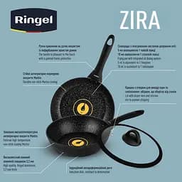 Сковорода Ringel Zira глибока 28 см kuh0016652 - мініатюра 3