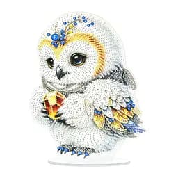 Алмазная мозаика Strateg ПРЕМИУМ Маленький мудрец на подставке размером 25х25 см (YKLZ15282)