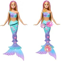 Лялька-русалонька Barbie Фантастичний світ Квіткова магія блондинка (JDM72) - мініатюра 2