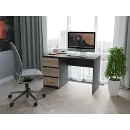 Стіл комп'ютерний Moreli T-224 1200x755x600 мм Антрацитовий/Дуб сонома (mo-st224L-antracit-sonoma)