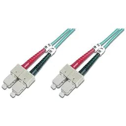 Оптичний патчкорд Digitus SC/UPC-SC/UPC, 50/125, MM, OM3, duplex, 3м (DK-2522-03/3)