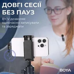 Мікрофон Boya BY-V2 Lightning Black (BY-V2) - мініатюра 12