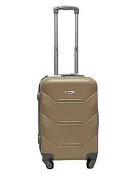 Валіза маленька S ABS-пластик Milano bag 147M 55×38×23см 45л Золотий - мініатюра 1
