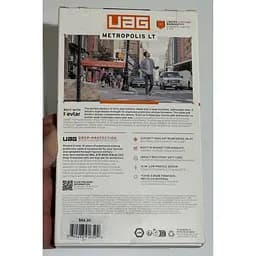 Оригінальний протиударний чохол UAG Metropolis LT MagSafe для iPhone 16 Pro (6.3") Kevlar Black 114452113940 - мініатюра 3