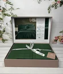 Постільна білизна Belizza Square Green Жаккард Romeo Home pbe0052156