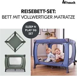 Дитячий манеж Hauck Sleep N Play SQ Dark Green - мініатюра 9