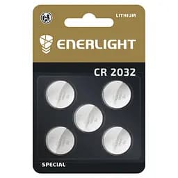 Батарейки Enerlight Lithium CR 2032, 5 шт. (4823093504080)