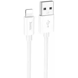 Кабель Hoco X87 Magic silicone charging data cable for Lightning Білий