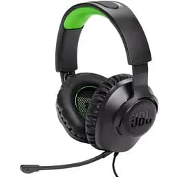 Навушники JBL Quantum 100X (JBLQ100XBLKGRN) провідні з мікрофоном чорні - мініатюра 6