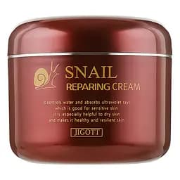 Крем для лица Муцин Улитки Snail Reparing Cream Jigott 100 мл