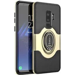 Чохол-накладка iPaky 360° Free Rotation Ring Holder case Samsung Galaxy S9 G960F Gold