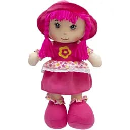 Лялька м'яка Devilon 36 см рожева сукня (861033)