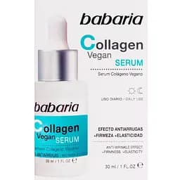 Сироватка для обличчя Babaria проти зморшок з рослинним колагеном 30 мл