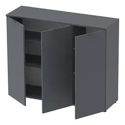 Комод Doros Рон 6 3 фасади Графіт 120х38х100 (41516000) - мініатюра 9