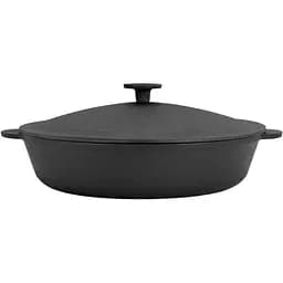 Уценка. Сковорода Brizoll Monolith чугунная с крышкой 26х6 см (M2660U-1)