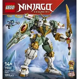 Конструктор LEGO Ninjago Титановий костюм Ллойда 15 річниця 1293 деталей (71860)