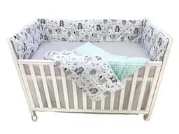 Дитячий набір Moontime у ліжечко "Зайчики ведмеді ментолові"