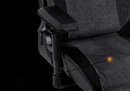 Геймерське крісло GT Racer чорне з темно-сірим (X-8005 Dark Gray/Black Suede) - мініатюра 8