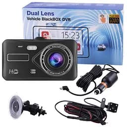 Відеореєстратор для авто T672 LCD 4" Touch screen (2 камери) 1080P Full HD - мініатюра 4