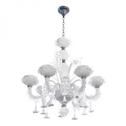 Люстра подвесная Brille свеча E14 60W WH (BL-017S/6)