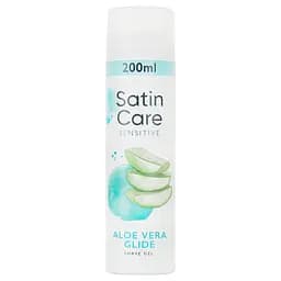 Гель для бритья для женщин Gillette Satin Care Sensitive для чувствительной кожи, 200 мл