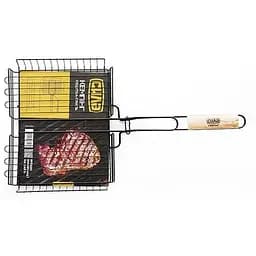 Решетка-гриль Сила высокий борт с антипригарным покрытием 56x31x24x5,5 см 