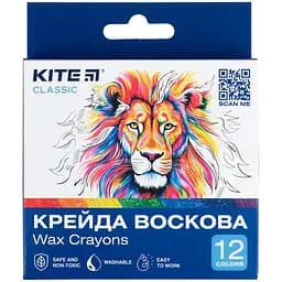 Мел восковой Kite Classic 12 шт. (K-070)