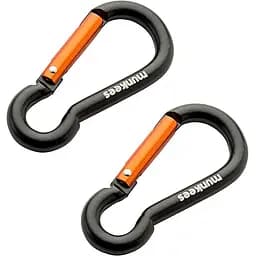 Брелок-карабін Munkees 3236 Pear 6х60 мм пара Black (1012-3236-BK)