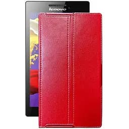 Чехол StatusCASE из экокожи для планшета Lenovo Tab 2 A7-10 Красный
