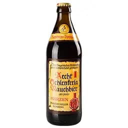 Пиво Schlenkerla Rauchbier Marzen темное отфильтрованное 5.1% 0.5 л (458487)