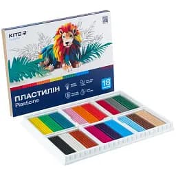 Пластилін восковий Kite Classic 18 кольорів 360 г (K-085) - мініатюра 4